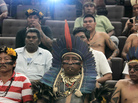 Indigenous leaders from Brazil's Terena tribe attend a meeting with government officials in the capital, Brasilia, on June 6. Brazil's Indians have been demanding greater land rights and are increasingly coming into conflict with large ranchers and farmers. Indigenous leaders from Brazil's Terena tribe attend a meeting with government officials in the capital, Brasilia, on June 6. Brazil's Indians have been demanding greater land rights and are increasingly coming into conflict with large ranchers and farmers.