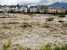 Houses damaged along the edge of Cougar Creek in Canmore, Canada. Widespread flooding caused by torrential rains washed out bridges and roads prompting the evacuation of thousands on Thursday. Houses damaged along the edge of Cougar Creek in Canmore, Canada. Widespread flooding caused by torrential rains washed out bridges and roads prompting the evacuation of thousands on Thursday.