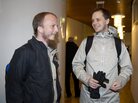 Pirate Bay co-founders Gottfrid Svartholm Warg (left) and Peter Sunde arrive at Stockholm's city court in 2009. Pirate Bay co-founders Gottfrid Svartholm Warg (left) and Peter Sunde arrive at Stockholm's city court in 2009.
