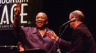 Bobby "Blue" Bland and Larry Groce during the blues singer's appearance on Mountain Stage in 2003. Bobby "Blue" Bland and Larry Groce during the blues singer's appearance on Mountain Stage in 2003.