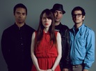 Bosnian Rainbows, left to right: Deantoni Parks, Teri Gender Bender, Nicci Kasper, Omar Rodriguez Lopez. The band's self-titled debut comes out Tuesday. Bosnian Rainbows, left to right: Deantoni Parks, Teri Gender Bender, Nicci Kasper, Omar Rodriguez Lopez. The band's self-titled debut comes out Tuesday.