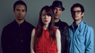 Bosnian Rainbows, left to right: Deantoni Parks, Teri Gender Bender, Nicci Kasper, Omar Rodriguez Lopez. The band's self-titled debut comes out Tuesday. Bosnian Rainbows, left to right: Deantoni Parks, Teri Gender Bender, Nicci Kasper, Omar Rodriguez Lopez. The band's self-titled debut comes out Tuesday.
