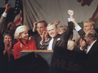 Republicans celebrated when California Gov. Pete Wilson was re-elected in 1994. But his divisive campaign led to a backlash, especially among the growing Latino population in the state. Republicans celebrated when California Gov. Pete Wilson was re-elected in 1994. But his divisive campaign led to a backlash, especially among the growing Latino population in the state.
