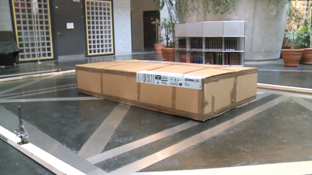 Check out the video at the bottom of the page to see how this box transforms ... (Ikea Foundation)