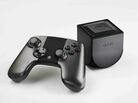 The Ouya game console and controller. Games are sold through something like an app store, allowing customers to sample them before buying. The Ouya game console and controller. Games are sold through something like an app store, allowing customers to sample them before buying.