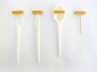 Cheese might take on a whole new flavor when you use a plastic utensil. Cheese might take on a whole new flavor when you use a plastic utensil.