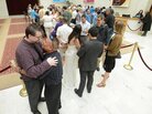 Lining up to be married: Adam Chandler, 33, left, and Ivan Chandler, 38, both of Citrus Heights, were among those waiting in line Saturday to get married at San Francisco City Hall. Lining up to be married: Adam Chandler, 33, left, and Ivan Chandler, 38, both of Citrus Heights, were among those waiting in line Saturday to get married at San Francisco City Hall.