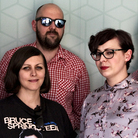 Camera Obscura poses on the set of Morning Becomes Eclectic. Camera Obscura poses on the set of Morning Becomes Eclectic.