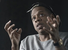 A still of Jay-Z from the commercial for his new album. A still of Jay-Z from the commercial for his new album.