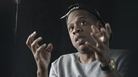 A still of Jay-Z from the commercial for his new album. A still of Jay-Z from the commercial for his new album.