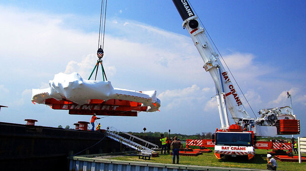 The Muon g-2 is very powerful electromagnet that creates a strong magnetic field, allowing scientists to store a special particle. (Image credit: WSHU)