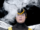 In her Web series, Mammas, film star Isabella Rossellini portrays animal mothers. Here, she's an oil beetle. In her Web series, Mammas, film star Isabella Rossellini portrays animal mothers. Here, she's an oil beetle.