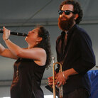 Anat Cohen (left) performs with Avishai Cohen (center) at the Newport Jazz Festival. Anat Cohen (left) performs with Avishai Cohen (center) at the Newport Jazz Festival.