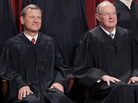 Chief Justice John G. Roberts (left) and Associate Justice Anthony M. Kennedy. Chief Justice John G. Roberts (left) and Associate Justice Anthony M. Kennedy.