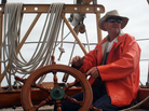 This undated photo provided by the St. Andrews Historic Seaport and Commercial Marina in Panama City, Fla., shows American David Dyche, skipper of the 70-foot (21-meter) vessel Nina. This undated photo provided by the St. Andrews Historic Seaport and Commercial Marina in Panama City, Fla., shows American David Dyche, skipper of the 70-foot (21-meter) vessel Nina.
