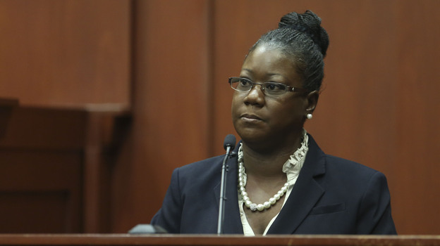Trayvon Martin's mother, Sybrina Fulton, testifies Friday in Sanford, Fla. (Getty Images)