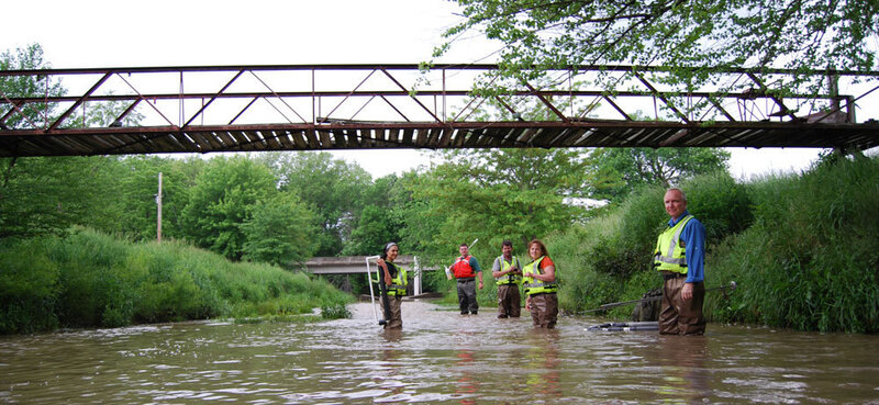 Research teams are monitoring 100 streams in the Midwest this summer. Research teams are monitoring 100 streams in the Midwest this summer.