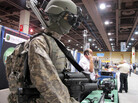 A mannequin in night-vision goggles is part of a display at a border-security expo in Pheonix last year. Defense companies are seeking growth in markets in the developing world, or in homeland and cybersecurity. A mannequin in night-vision goggles is part of a display at a border-security expo in Pheonix last year. Defense companies are seeking growth in markets in the developing world, or in homeland and cybersecurity.