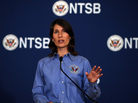 National Transportation Safety Board head Deborah Hersman speaks at a news conference in San Francisco on Monday. National Transportation Safety Board head Deborah Hersman speaks at a news conference in San Francisco on Monday.