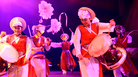 Palsandae, a South Korean troupe, whose wild, very loud music is at times not far removed from the ecstatic free-playing of Sun Ra's Arkestra or the Art Ensemble of Chicago. Palsandae, a South Korean troupe, whose wild, very loud music is at times not far removed from the ecstatic free-playing of Sun Ra's Arkestra or the Art Ensemble of Chicago.