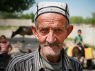 Nazarali Murodov says it takes him two to three hours each day to collect water for his family in the village of Navbahor, Tajikistan. Nazarali Murodov says it takes him two to three hours each day to collect water for his family in the village of Navbahor, Tajikistan.