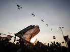Egyptians wave their national flag as army helicopters fly over Cairo's Tahrir Square on July 4, the day after the military ousted President Mohammed Morsi. Egypt's military receives $1.3 billion annually from the U.S. Egyptians wave their national flag as army helicopters fly over Cairo's Tahrir Square on July 4, the day after the military ousted President Mohammed Morsi. Egypt's military receives $1.3 billion annually from the U.S.