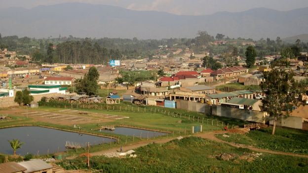 The view of Fort Portal, Uganda, from Rwengoma Hill. The view of Fort Portal, Uganda, from Rwengoma Hill.
