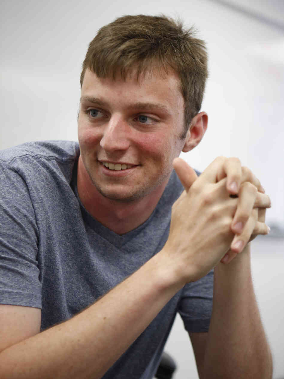 Nick Weadock just graduated from the University of Maryland and helped design the new battery. Nick Weadock just graduated from the University of Maryland and helped design the new battery.