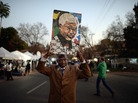 People gather to leave messages of support for Nelson Mandela outside his hospital in Pretoria, South Africa, earlier this year. Mandela has died at the age of 95. People gather to leave messages of support for Nelson Mandela outside his hospital in Pretoria, South Africa, earlier this year. Mandela has died at the age of 95.