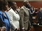 Many families live in dread of standing in the shoes of Trayvon Martin's parents. His mother, Sybrina Fulton (second from left) and father, Tracy Martin, were in court Friday as a Florida jury began its deliberations. Many families live in dread of standing in the shoes of Trayvon Martin's parents. His mother, Sybrina Fulton (second from left) and father, Tracy Martin, were in court Friday as a Florida jury began its deliberations.