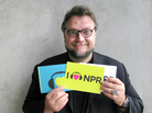 Guillermo del Toro at NPR West. Guillermo del Toro at NPR West.