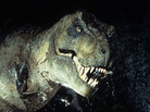 Mind The Teeth: Fossils indicate that Tyrannosaurus rex was an active hunter, in addition to being a scavenger. And in Jurassic Park, it also had a sweet tooth for lawyers. Mind The Teeth: Fossils indicate that Tyrannosaurus rex was an active hunter, in addition to being a scavenger. And in Jurassic Park, it also had a sweet tooth for lawyers.