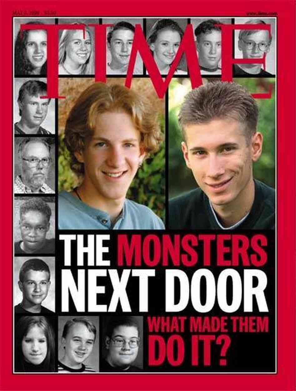 Time's cover on the Columbine shooters. Time's cover on the Columbine shooters.