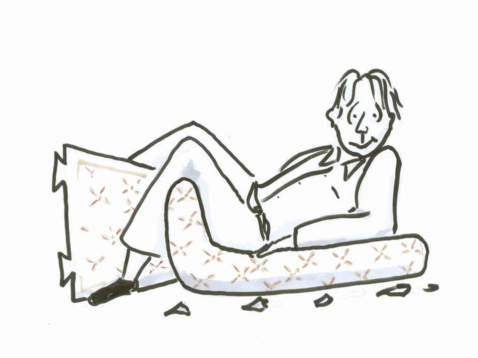 Man in chair, setting #5. Man in chair, setting #5.