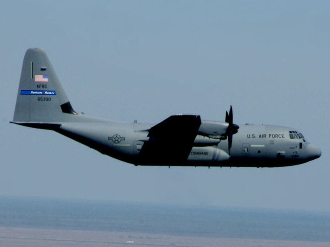 A WC-130J "Hurricane Hunter"