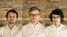 Left to right: Daniel Machalak, James Philips and Stuart Robinson of Bombadil. Left to right: Daniel Machalak, James Philips and Stuart Robinson of Bombadil.