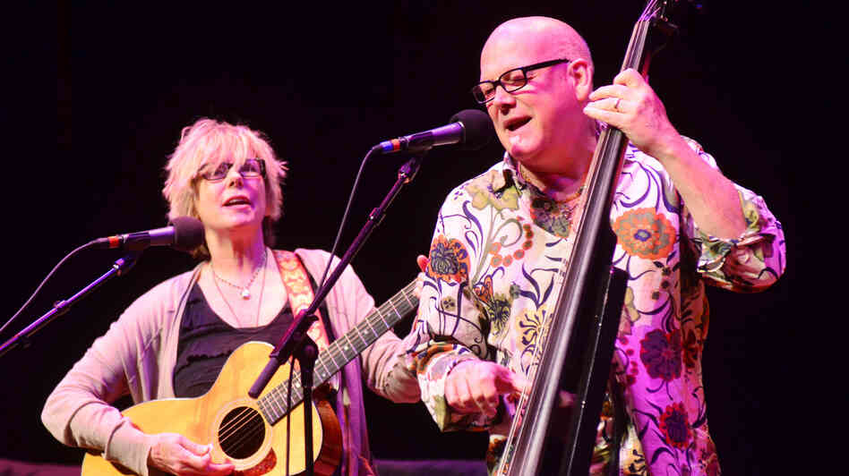 Marti Jones and Don Dixon perform on Mountain Stage. Marti Jones and Don Dixon perform on Mountain Stage.