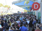 Fans wait in line to get into the Preview Night event on Day 1 of the 2013 Comic-Con International Convention on Wednesday in San Diego. Fans wait in line to get into the Preview Night event on Day 1 of the 2013 Comic-Con International Convention on Wednesday in San Diego.