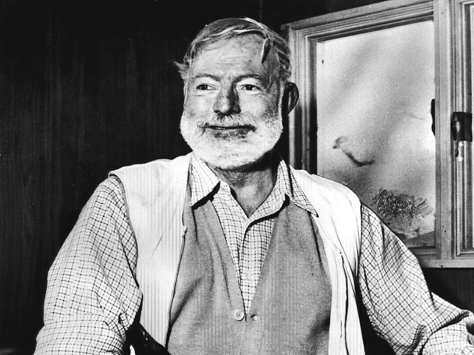 Ernest Hemingway was nearly as famous as a hunter and fisherman as he was a writer. Ernest Hemingway was nearly as famous as a hunter and fisherman as he was a writer.