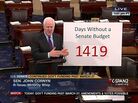 Sen. John Cornyn (R-Texas), with a chart on the budget. Sen. John Cornyn (R-Texas), with a chart on the budget.