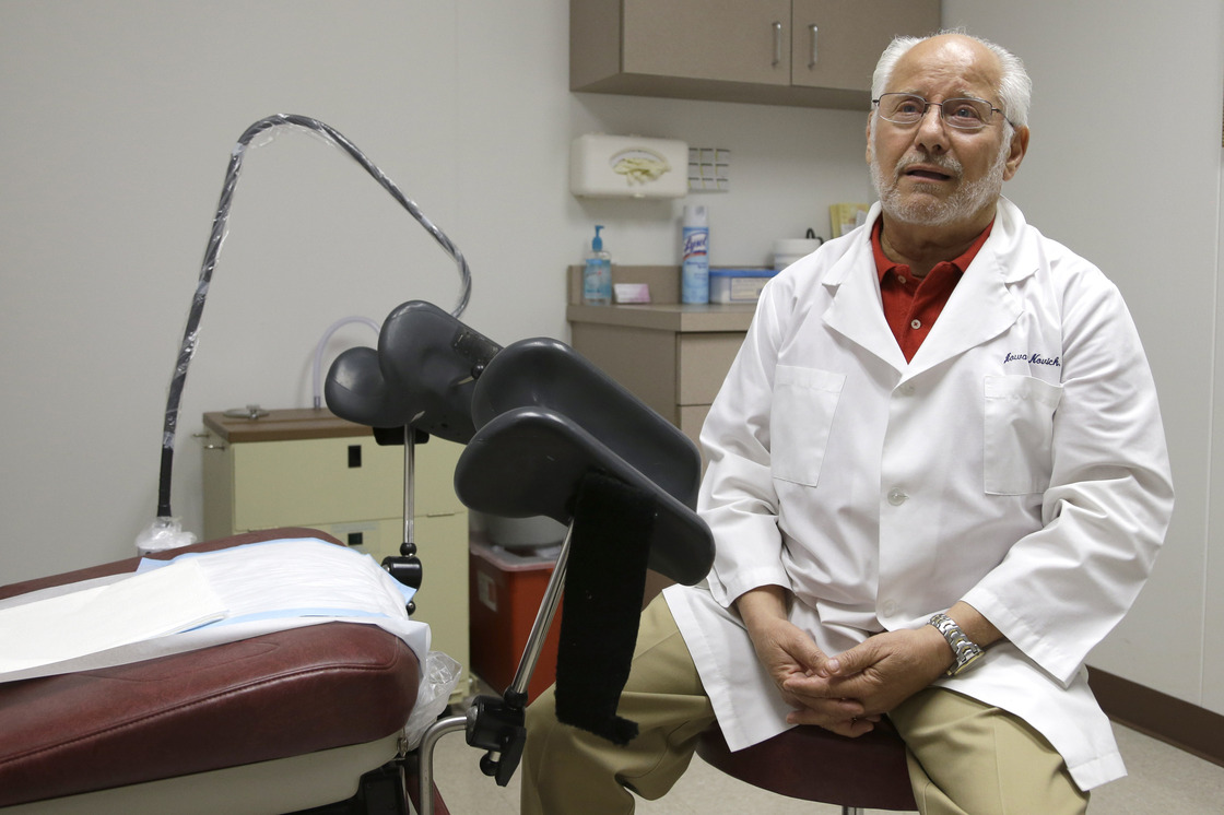 Dr. Howard Novick says new abortion restrictions in Texas could force him to close the Houston clinic he opened in 1980. He says he doesn't have the more than $1 million required to convert his office into a surgical center with wide corridors and sophisticated air-flow systems.