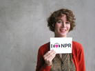 Miranda July at NPR West. Miranda July at NPR West.