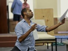 Daniel Breaker, a Juilliard-trained actor who's earned praise for roles as varied as Donkey in Shrek the Musical and the protagonist Youth in Passing Strange, gets to play a king in a new musical adaptation of Shakespeare's Love's Labour's Lost. Daniel Breaker, a Juilliard-trained actor who's earned praise for roles as varied as Donkey in Shrek the Musical and the protagonist Youth in Passing Strange, gets to play a king in a new musical adaptation of Shakespeare's Love's Labour's Lost.
