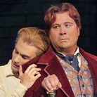 Countertenor David Daniels (right) and dancer Reed Luplau in the Santa Fe Opera's world-premiere production of Oscar, based on the life of Oscar Wilde. Countertenor David Daniels (right) and dancer Reed Luplau in the Santa Fe Opera's world-premiere production of Oscar, based on the life of Oscar Wilde.