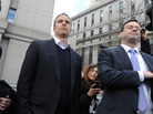 Former SAC portfolio manager Michael Steinberg (center) exits a Manhattan federal court with his attorney after his indictment on securities fraud charges in March. Former SAC portfolio manager Michael Steinberg (center) exits a Manhattan federal court with his attorney after his indictment on securities fraud charges in March.