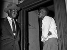 Willie Reed (right) testified against the men accused of murdering 14-year-old Emmett Till in 1955. He changed his last name to Louis after fleeing to Chicago and hardly spoke of the trial. Willie Reed (right) testified against the men accused of murdering 14-year-old Emmett Till in 1955. He changed his last name to Louis after fleeing to Chicago and hardly spoke of the trial.