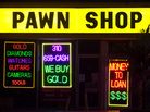 A pawn shop in Los Angeles, CA. A pawn shop in Los Angeles, CA.