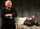 Wallace Shawn (from left), Larry Pine and Deborah Eisenberg make up the cast of The Designated Mourner. Written by Shawn and directed by Andre Gregory, the Public Theater show is a product of one of the longest collaborations in the history of the American theater. Wallace Shawn (from left), Larry Pine and Deborah Eisenberg make up the cast of The Designated Mourner. Written by Shawn and directed by Andre Gregory, the Public Theater show is a product of one of the longest collaborations in the history of the American theater.
