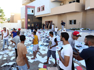 Libyan protesters shown after ransacking the offices of the Muslim Brotherhood-backed Party of Justice and Construction, in Tripoli on Saturday. Libyan protesters shown after ransacking the offices of the Muslim Brotherhood-backed Party of Justice and Construction, in Tripoli on Saturday.