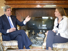 Israeli Justice Minister Tzipi Livni during a meeting with Secretary of State John Kerry at the U.S. Ambassador's residence in Rome in May. Israeli Justice Minister Tzipi Livni during a meeting with Secretary of State John Kerry at the U.S. Ambassador's residence in Rome in May.